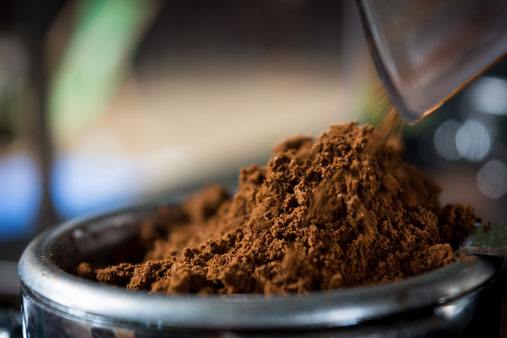 coffee grinds