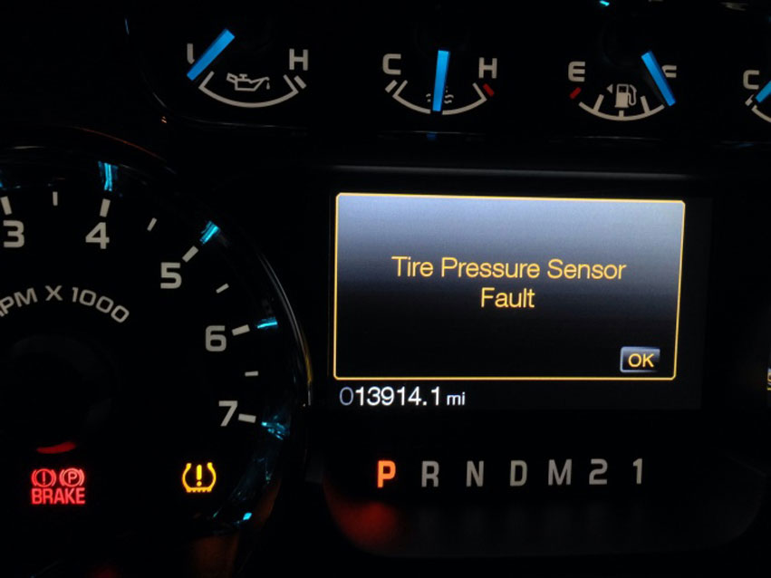 What does it mean when your tire pressure sensor fault?