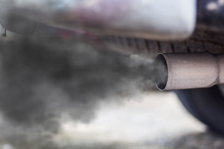 exhaust fumes