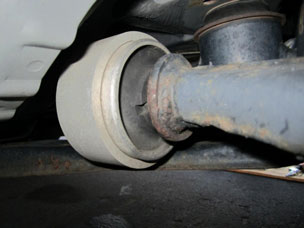 damaged control arm bushings