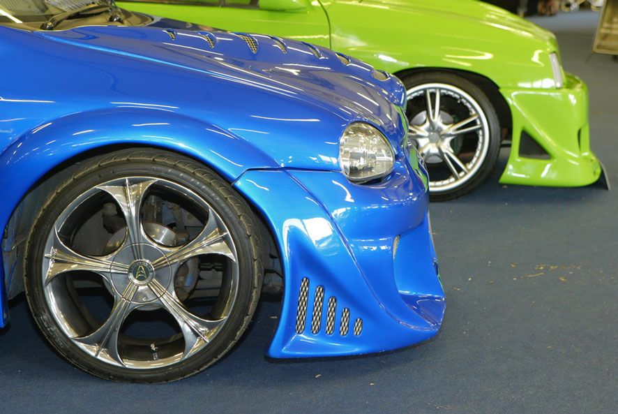 bonnets on modified cars